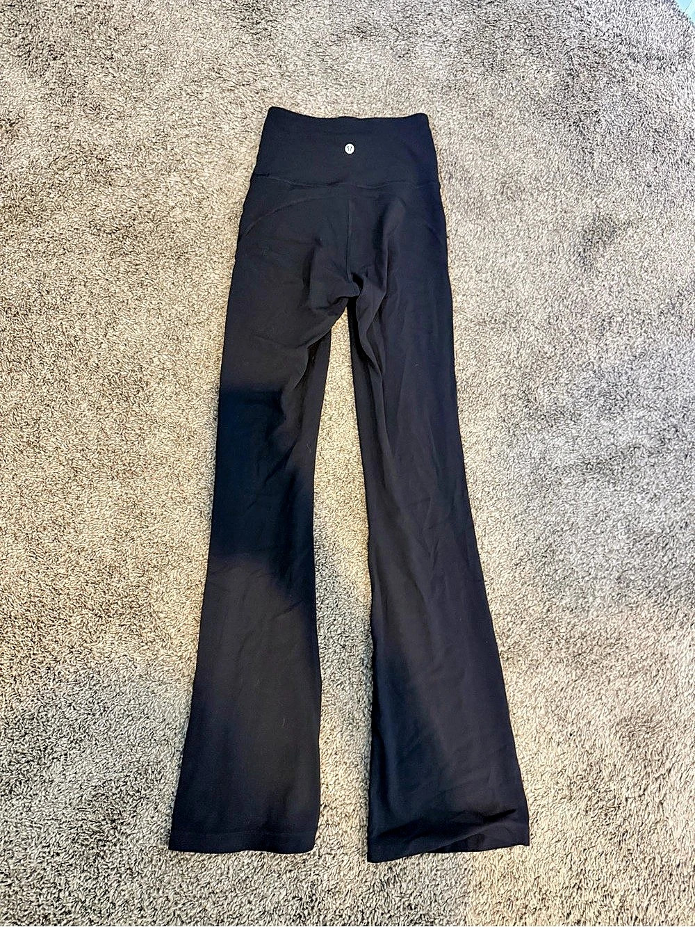 lululemon Groove Pant Super High-Rise Flare *Nulu Black Size 2